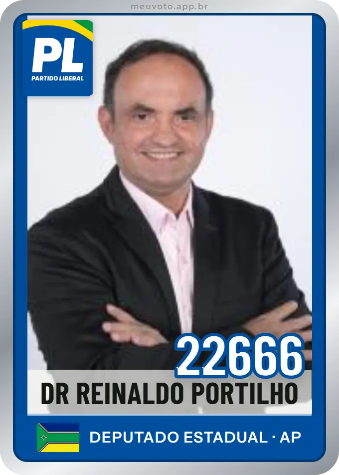 Carta de Dr Reinaldo Portilho, número 22666, PL