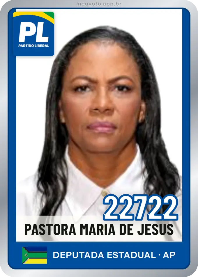 Carta de Pastora Maria de Jesus, número 22722, PL
