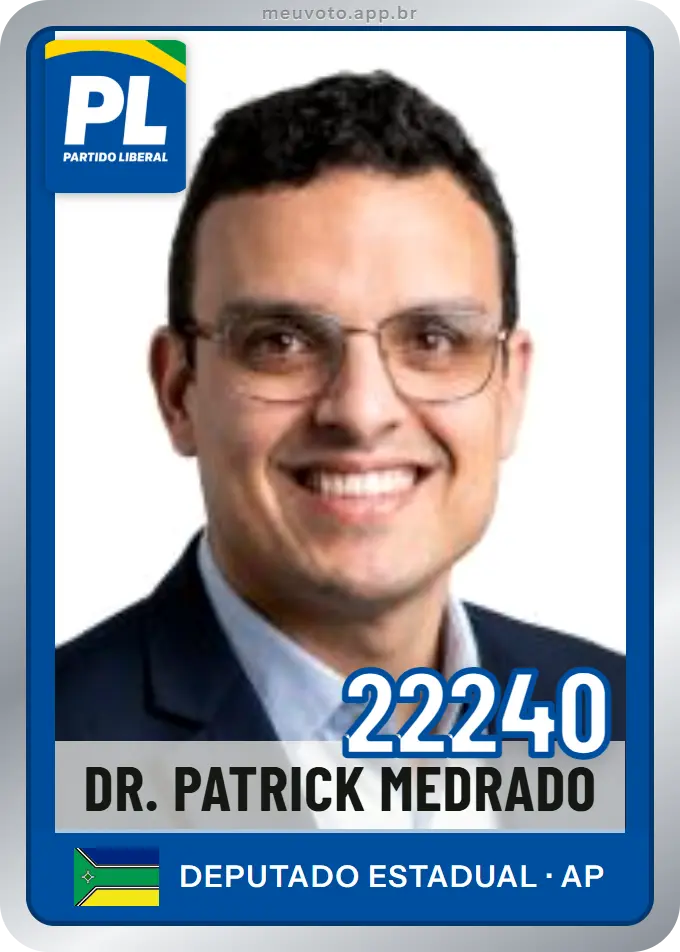 Carta de Dr. Patrick Medrado, número 22240, PL