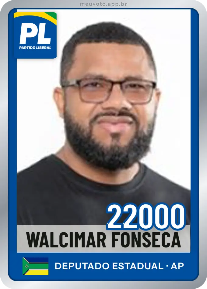 Carta de Walcimar Fonseca, número 22000, PL