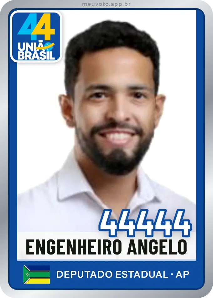 Carta de Engenheiro Angelo, número 44444, União