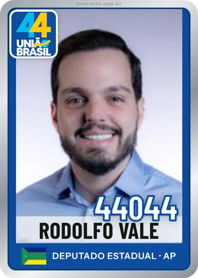 Carta de Rodolfo Vale, número 44044, União