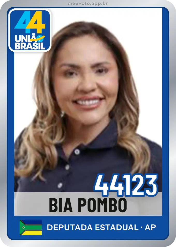 Carta de Bia Pombo, número 44123, União