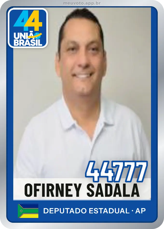 Carta de Ofirney Sadala, número 44777, União
