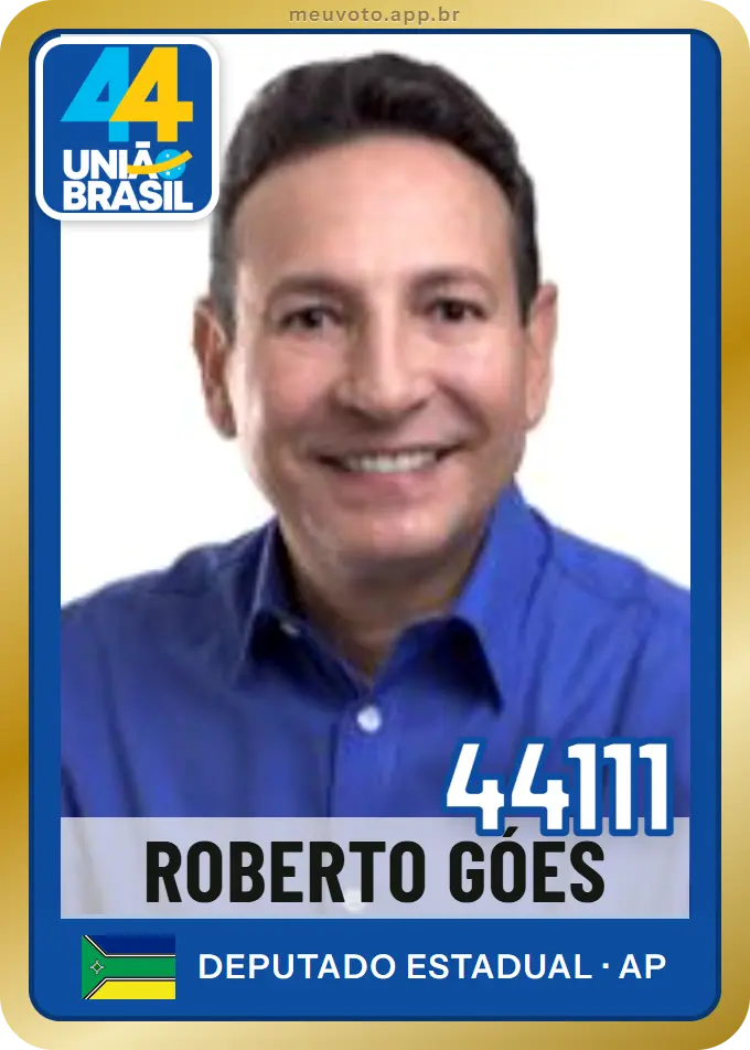Carta de Roberto Góes, número 44111, União