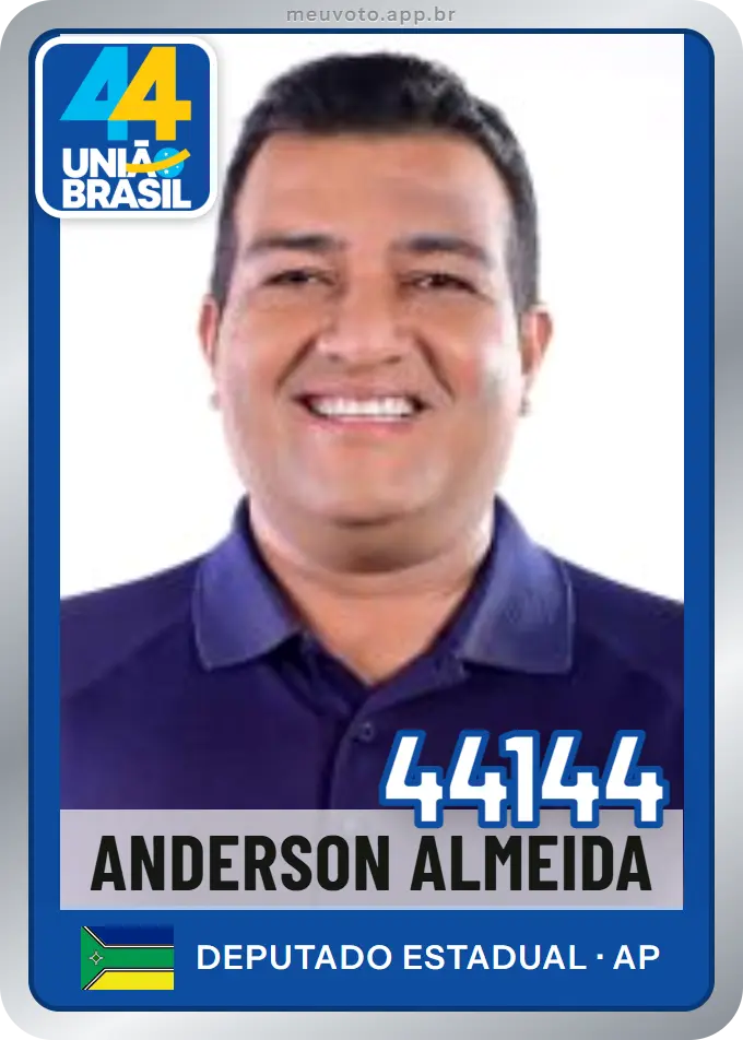 Carta de Anderson Almeida, número 44144, União