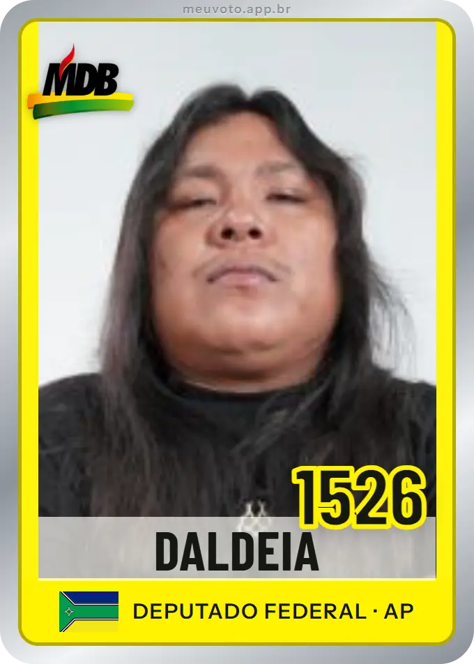 Carta de Daldeia, número 1526, MDB