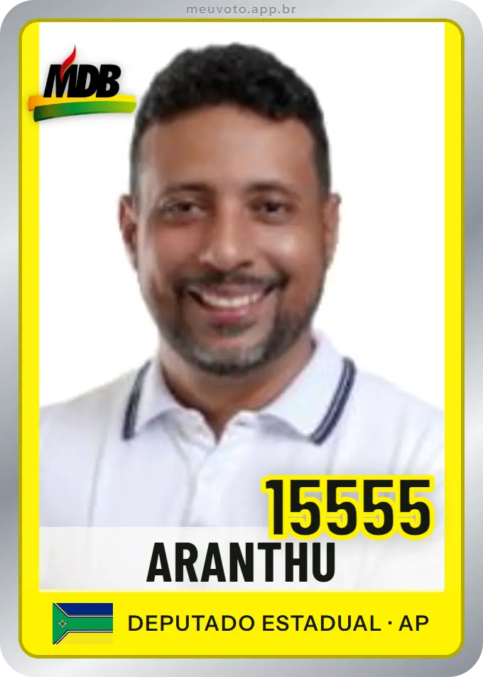 Carta de Aranthu, número 15555, MDB