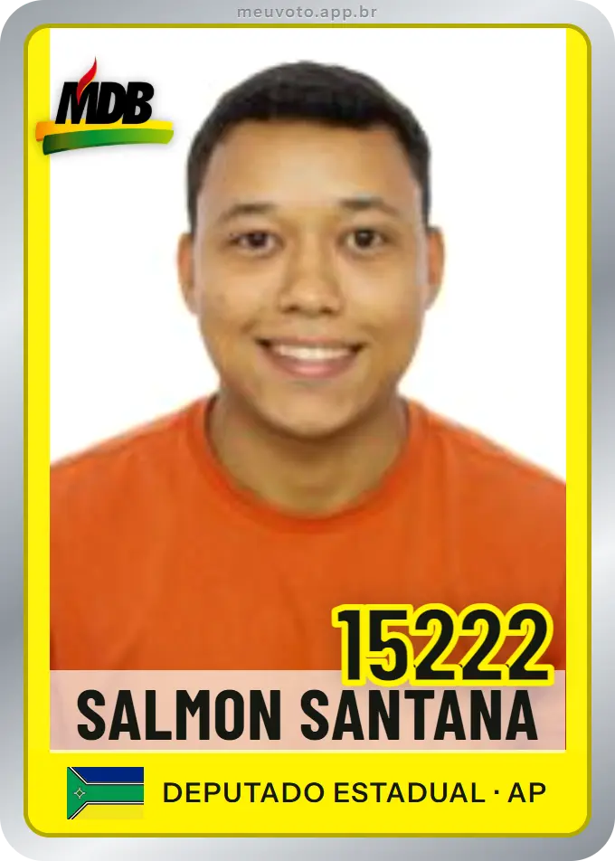 Carta de Salmon Santana, número 15222, MDB