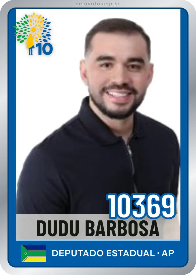 Carta de Dudu Barbosa, número 10369, Republicanos
