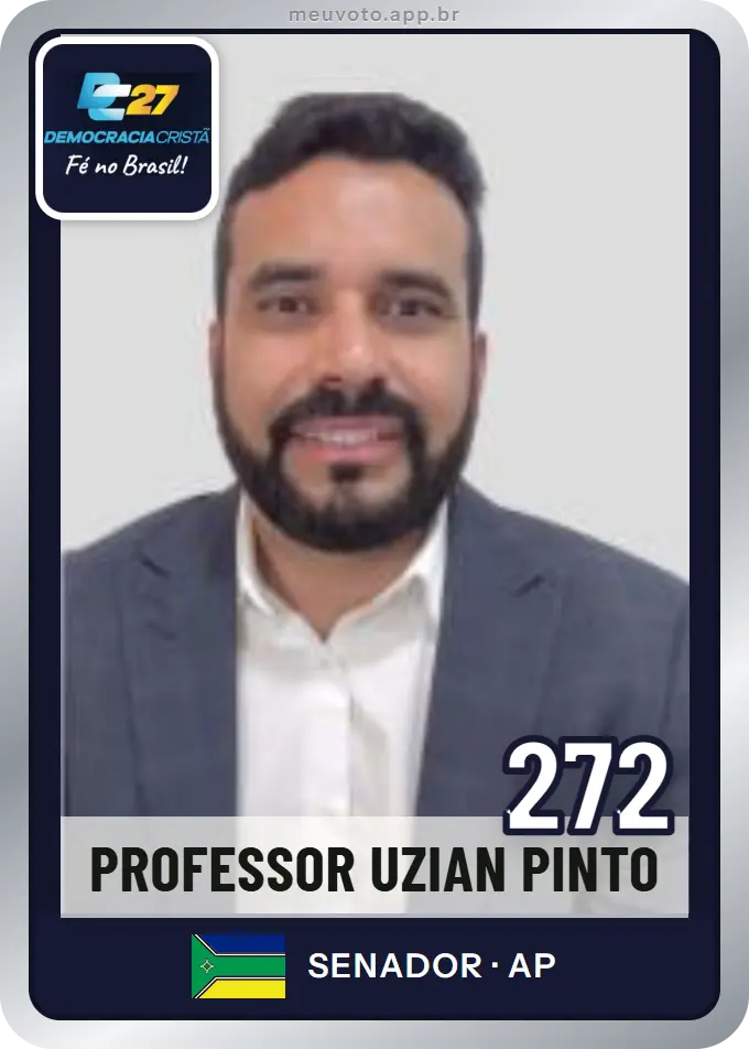 Carta de Professor Uzian Pinto, número 272, DC