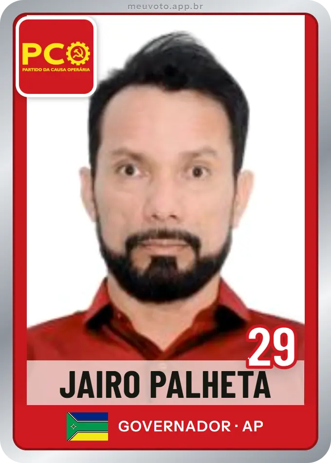 Carta de Jairo Palheta, número 29, PCO