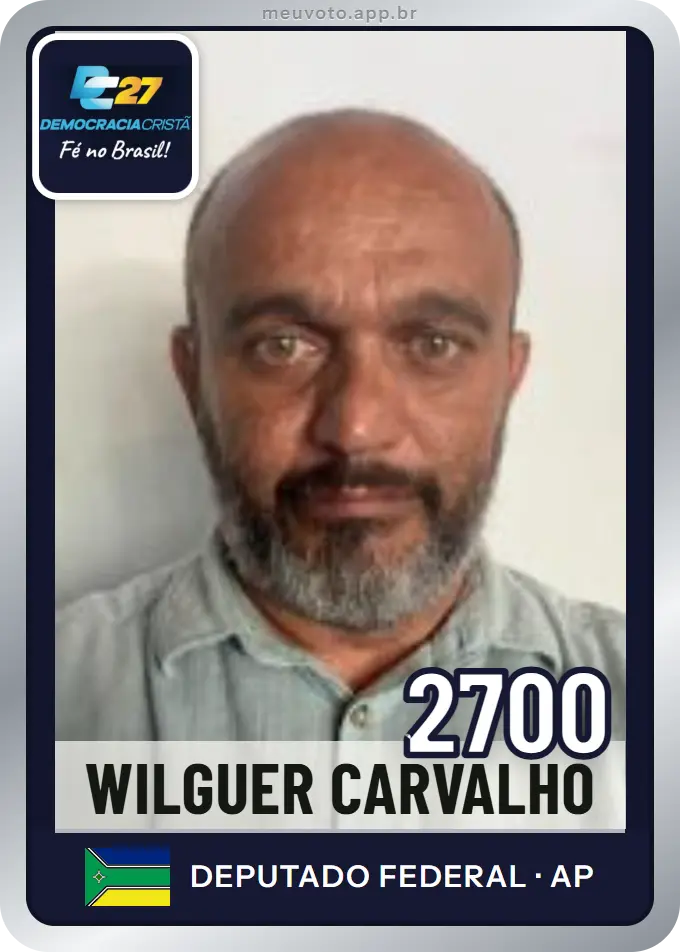 Carta de Wilguer Carvalho, número 2700, DC
