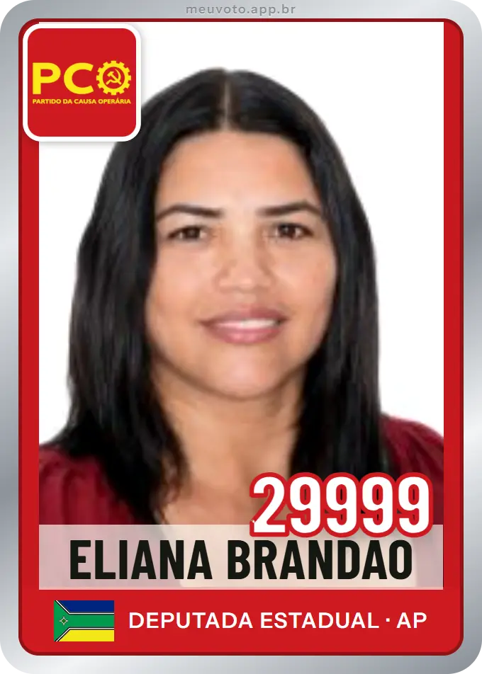Carta de Eliana Brandão, número 29999, PCO