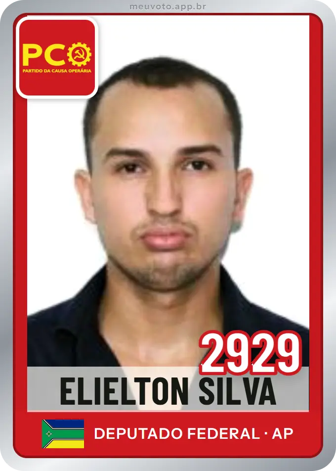 Carta de Elielton Silva, número 2929, PCO