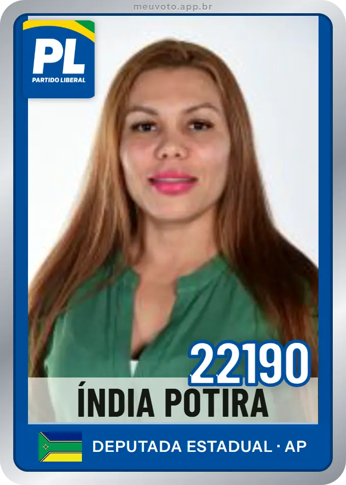 Carta de Índia Potira, número 22190, PL
