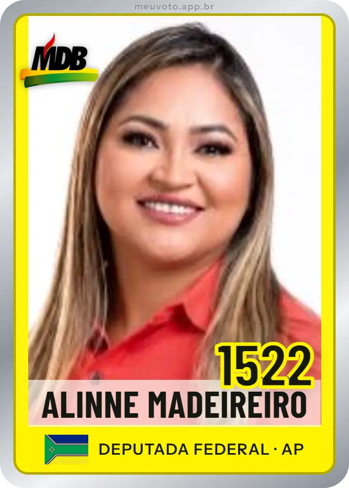 Carta de Alinne Madeireiro, número 1522, MDB