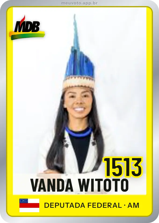 Carta de Vanda Witoto, número 1513, MDB