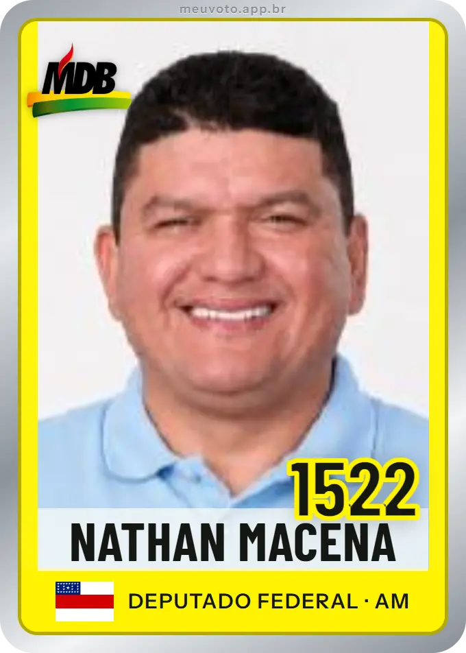 Carta de Nathan Macena, número 1522, MDB