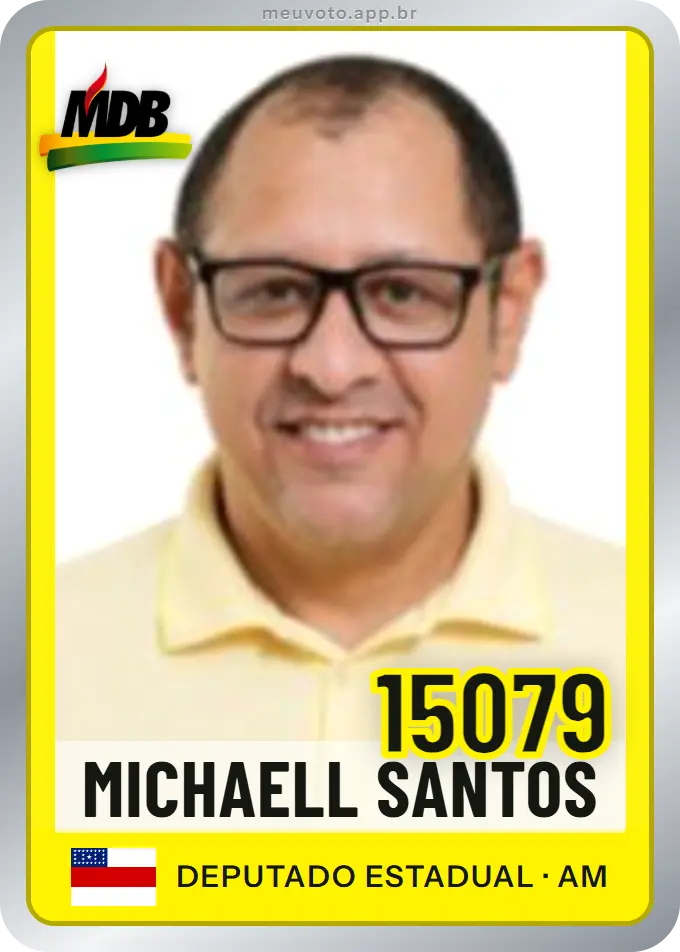 Carta de Michaell Santos, número 15079, MDB