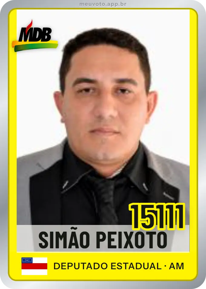 Carta de Simão Peixoto, número 15111, MDB