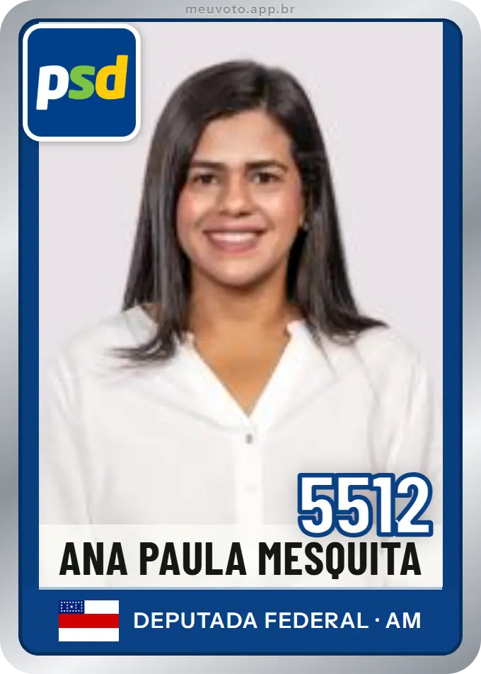Carta de Ana Paula Mesquita, número 5512, PSD