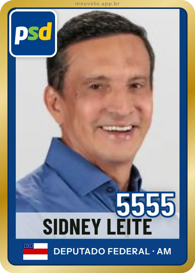 Carta de Sidney Leite, número 5555, PSD