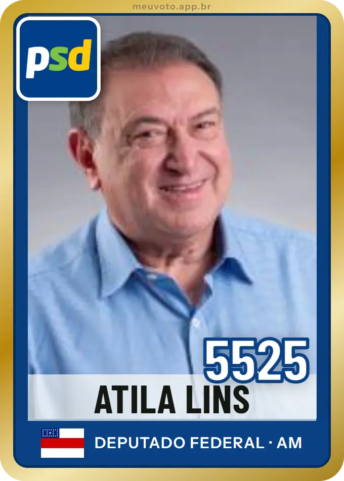 Carta de Atila Lins, número 5525, PSD