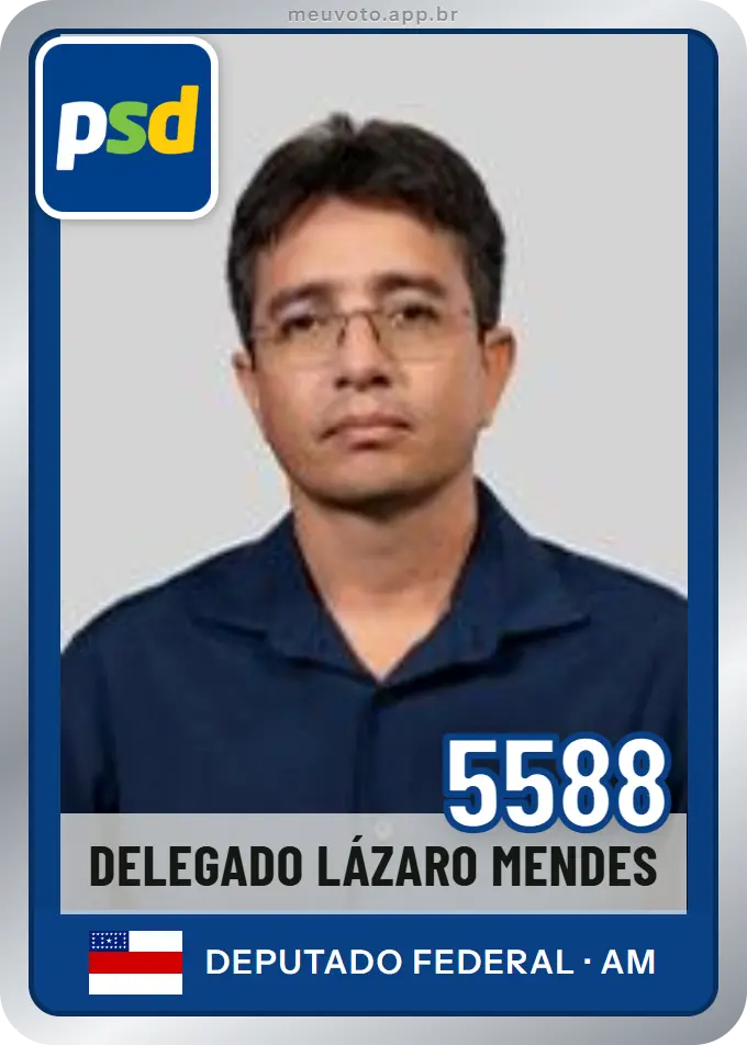 Carta de Delegado Lázaro Mendes, número 5588, PSD