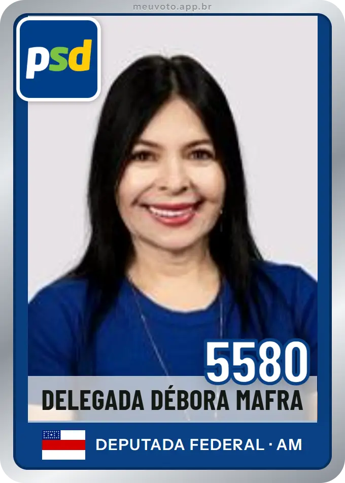 Carta de Delegada Débora Mafra, número 5580, PSD