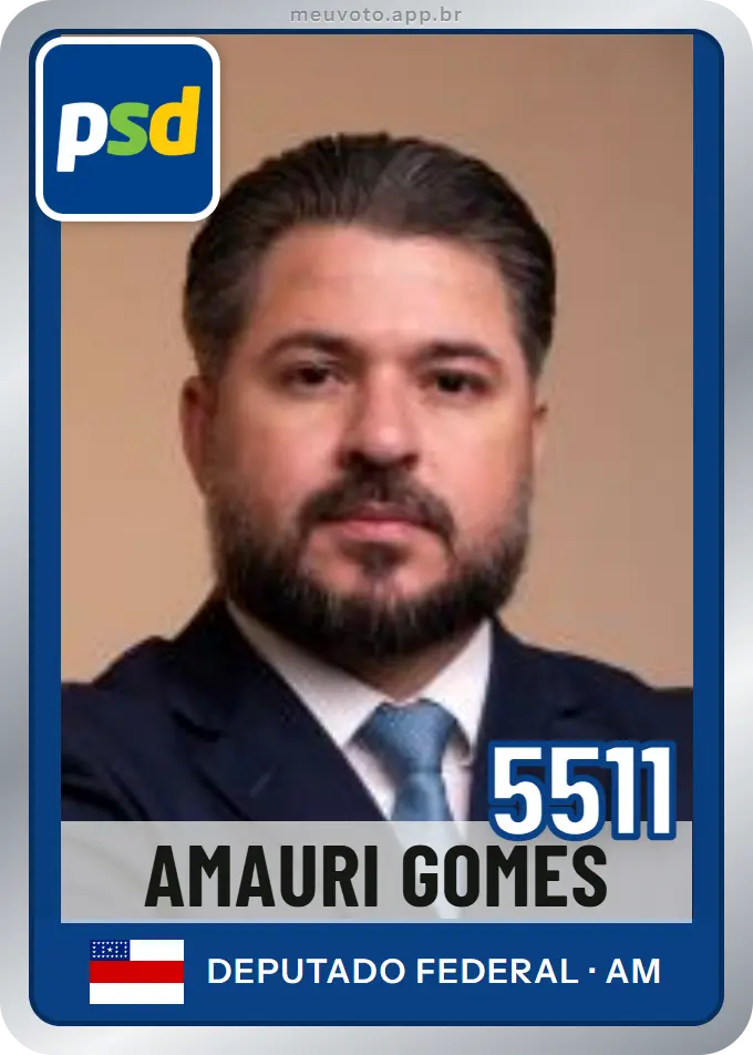 Carta de Amauri Gomes, número 5511, PSD