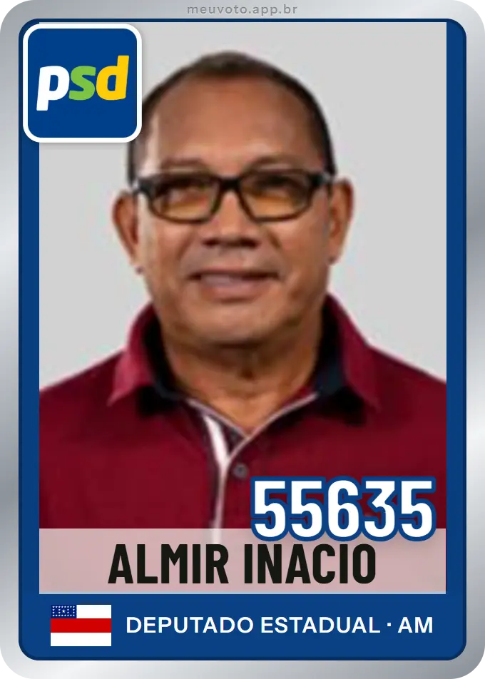 Carta de Almir Inacio, número 55635, PSD