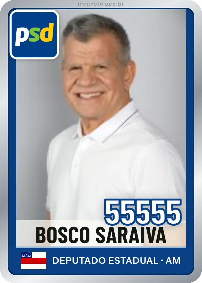 Carta de Bosco Saraiva, número 55555, PSD