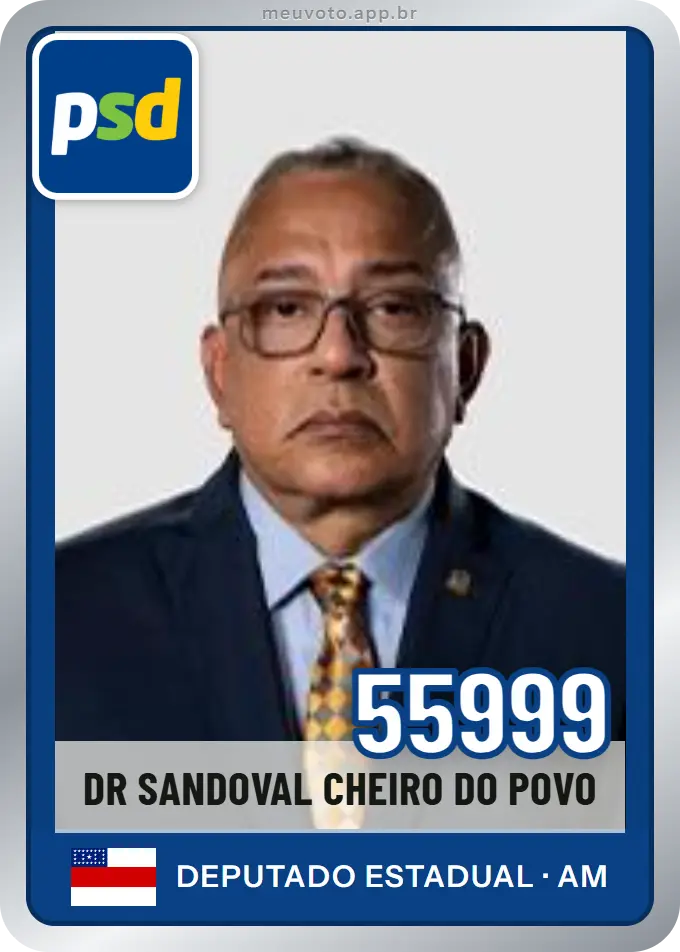 Carta de Dr Sandoval Cheiro do Povo, número 55999, PSD