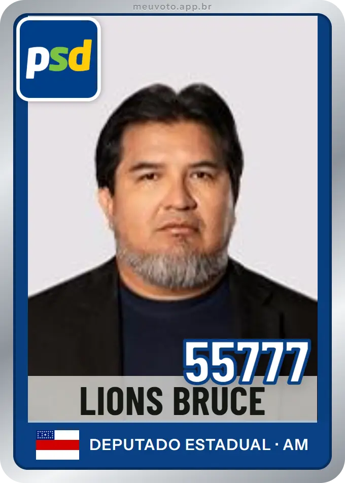 Carta de Lions Bruce, número 55777, PSD