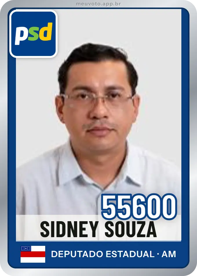 Carta de Sidney Souza, número 55600, PSD