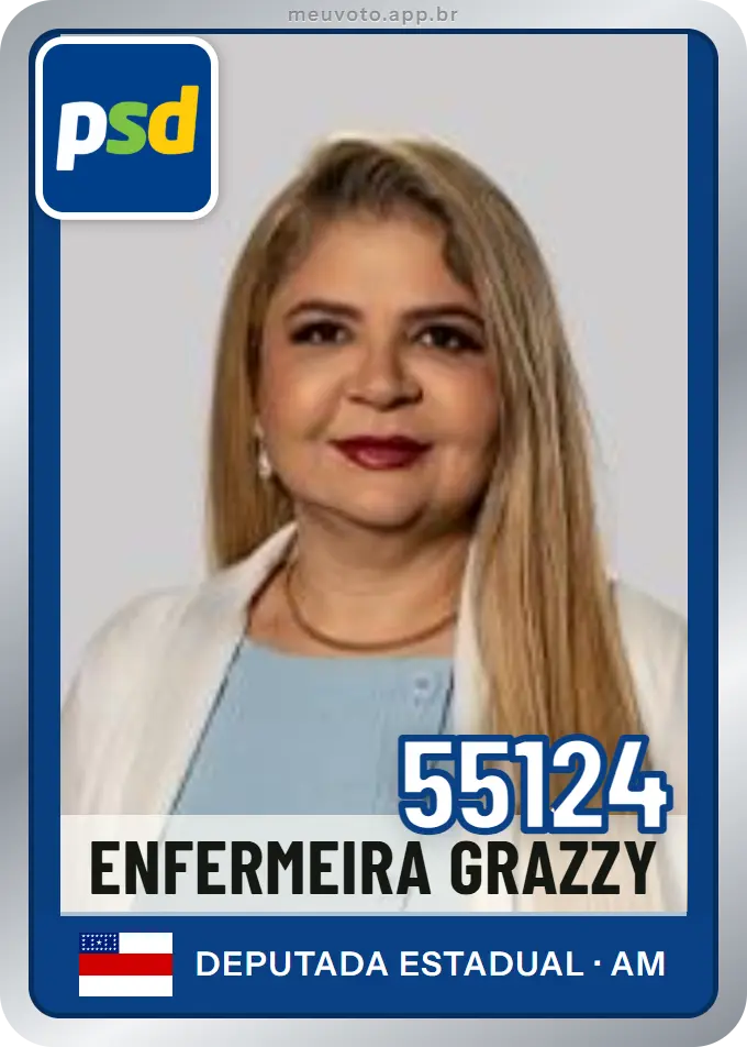 Carta de Enfermeira Grazzy, número 55124, PSD