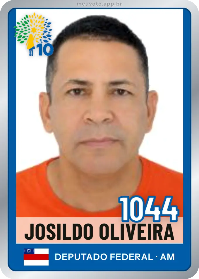 Carta de Josildo Oliveira, número 1044, Republicanos