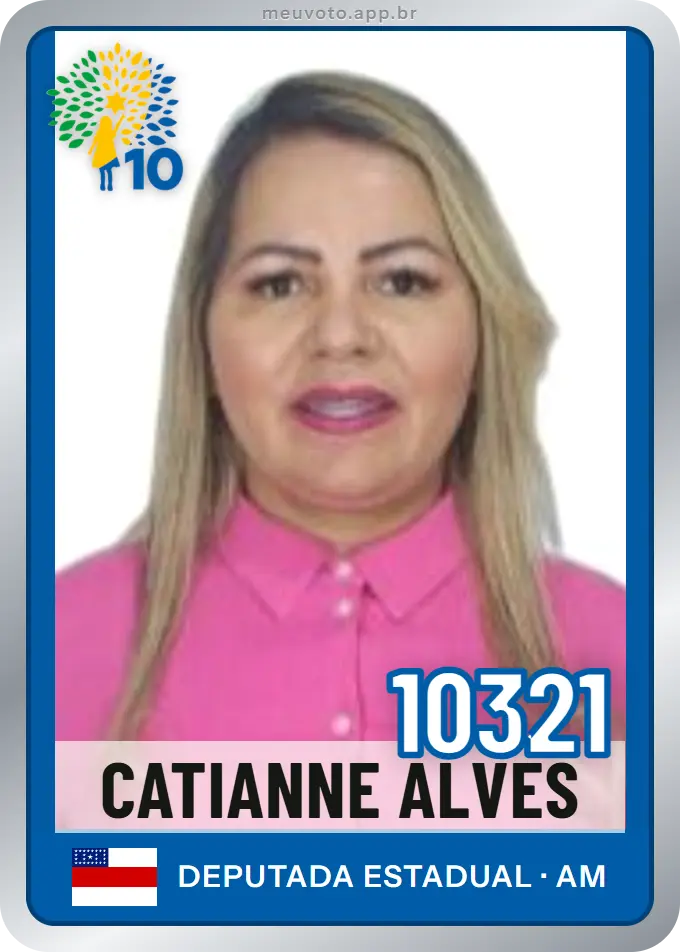 Carta de Catianne Alves, número 10321, Republicanos