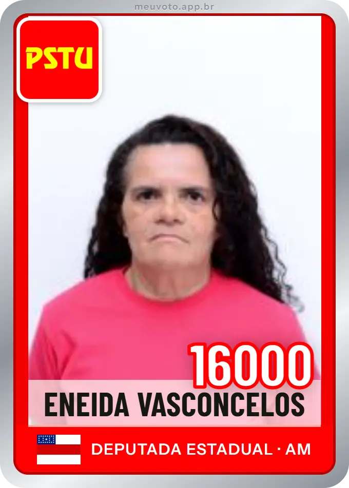 Carta de Eneida Vasconcelos, número 16000, PSTU
