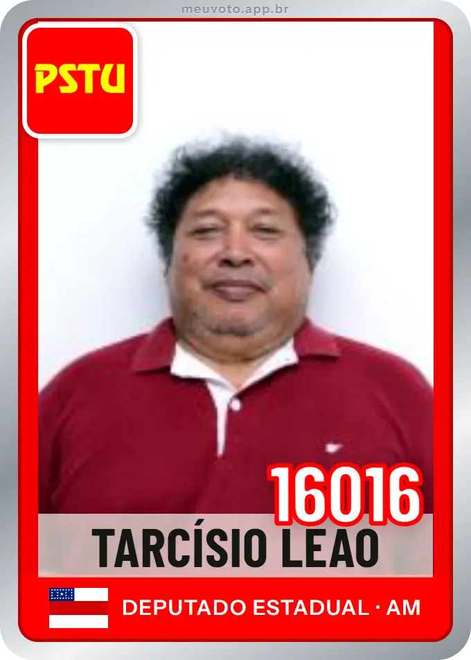Carta de Tarcísio Leão, número 16016, PSTU
