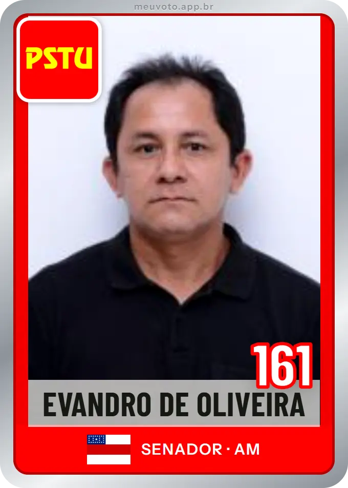 Carta de Evandro de Oliveira, número 161, PSTU