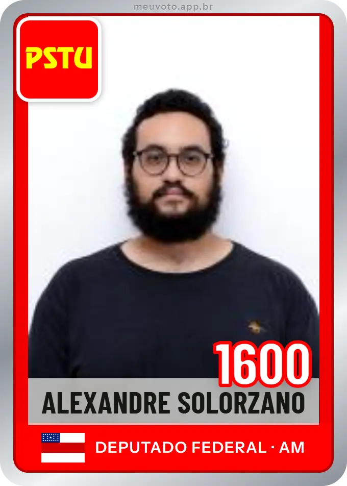 Carta de Alexandre Solorzano, número 1600, PSTU