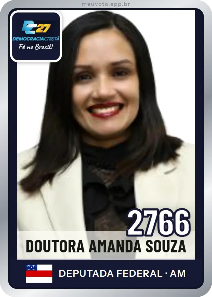 Carta de Doutora Amanda Souza, número 2766, DC