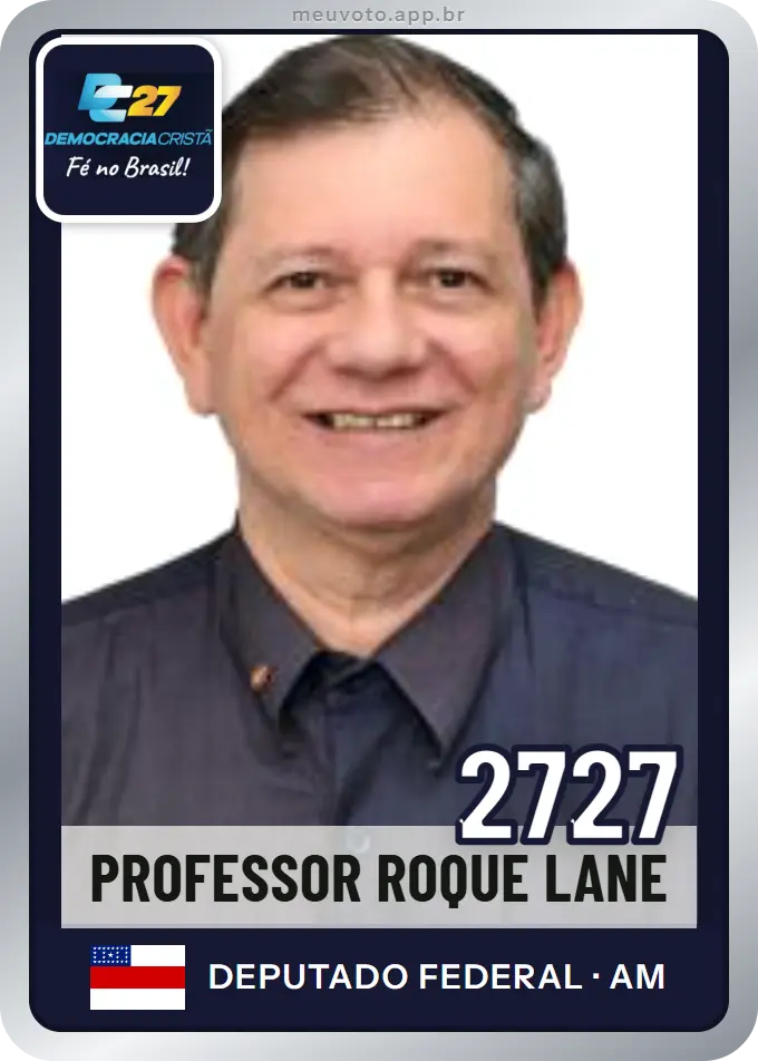 Carta de Professor Roque Lane, número 2727, DC