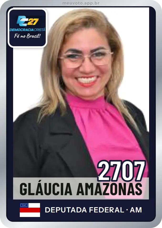 Carta de Gláucia Amazonas, número 2707, DC