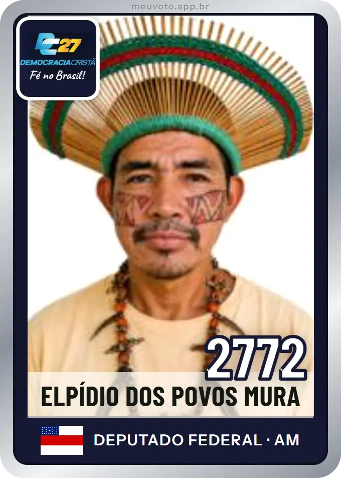 Carta de Elpídio dos Povos Mura, número 2772, DC