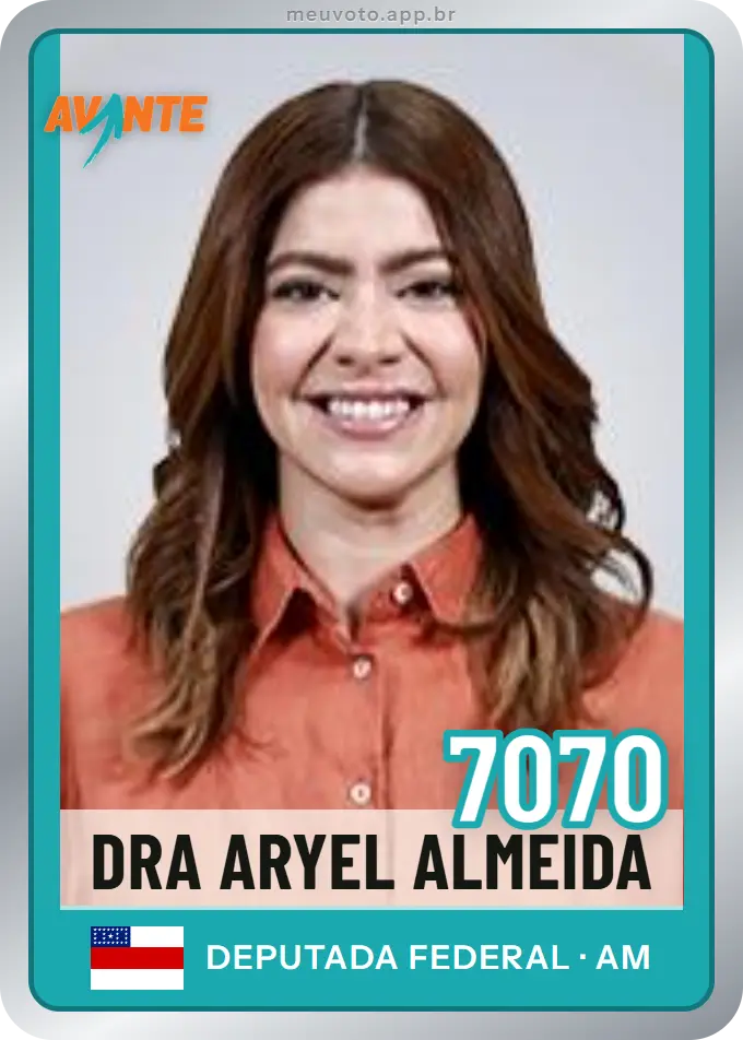 Carta de Dra Aryel Almeida, número 7070, Avante
