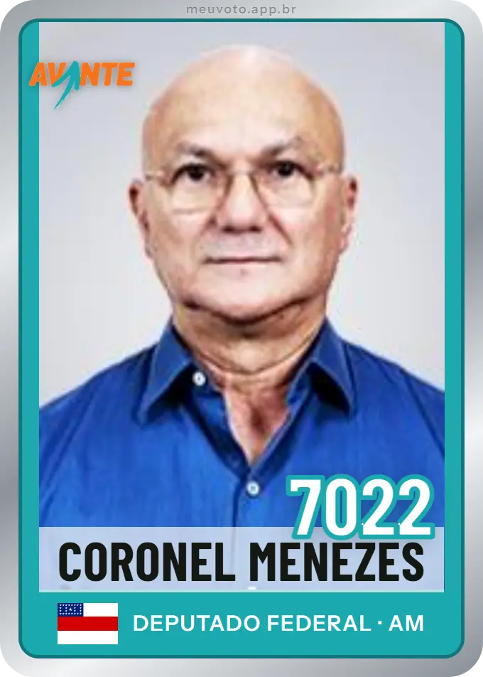 Carta de Coronel Menezes, número 7022, Avante