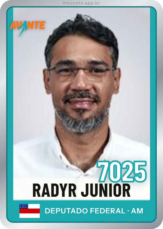 Carta de Radyr Junior, número 7025, Avante